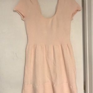 Pink Maison Jules Short Sleeve Sweater Dress